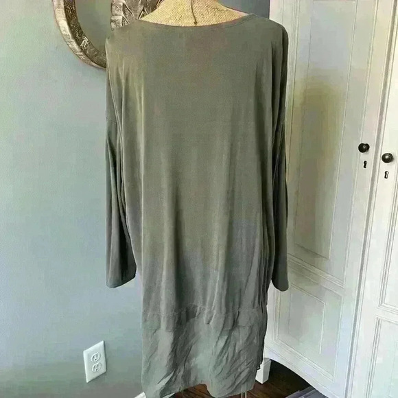 Eileen Fisher tunic khaki color size L - Picture 4 of 6